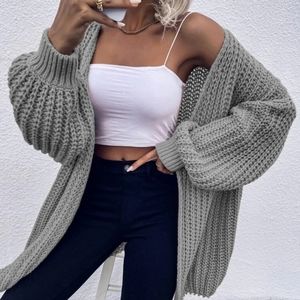 Chunky Knit Drop Shoulder Cardigan